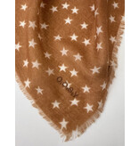 Cosy 100% cashmere Stars  Biscuit