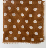 Cosy 100% cashmere Dots  Biscuit