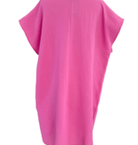 Cosy Tuniek Jurk Fuchsia