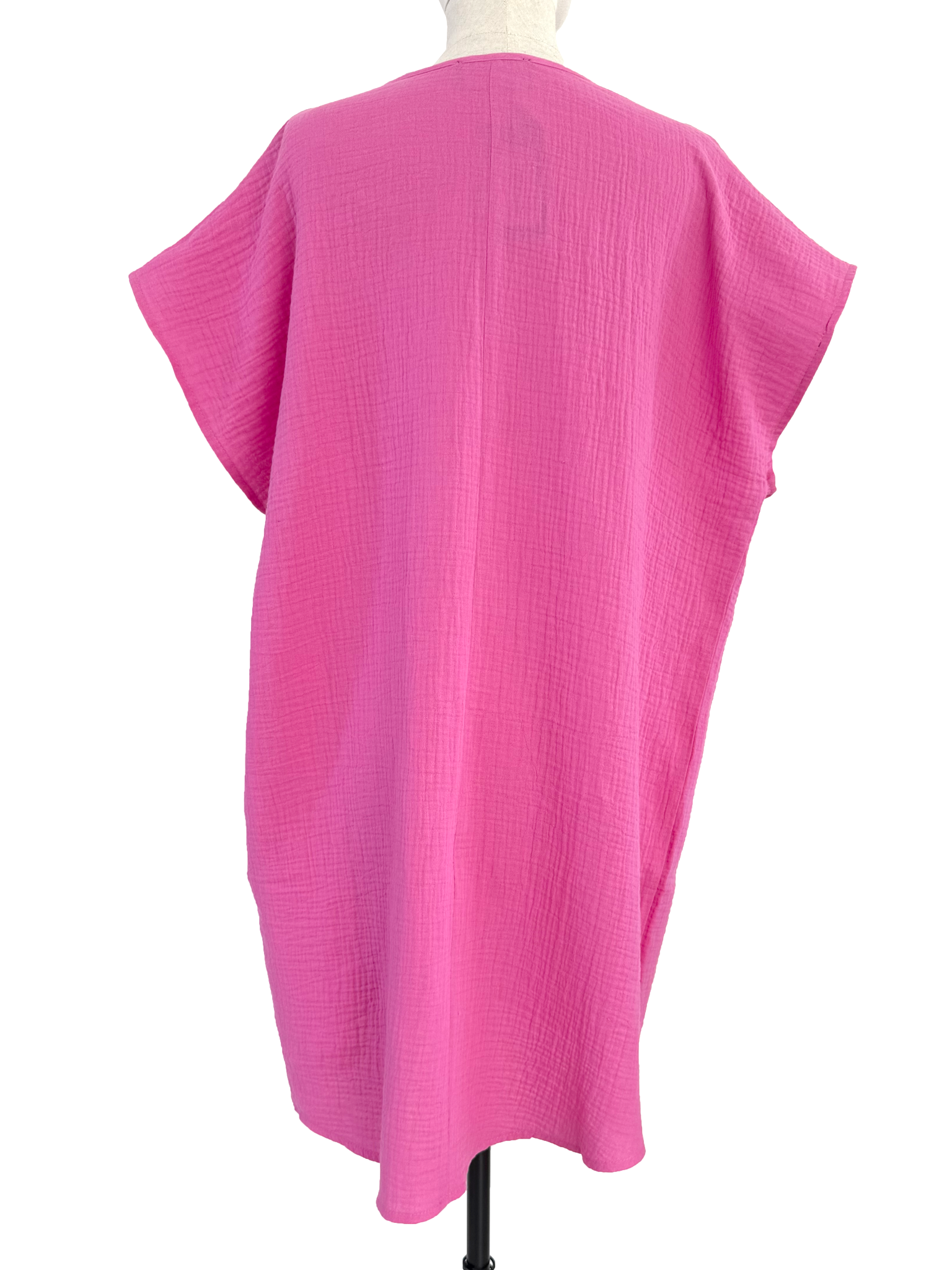 Cosy Tuniek Jurk Fuchsia