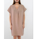 Cosy Tuniek Jurk Taupe