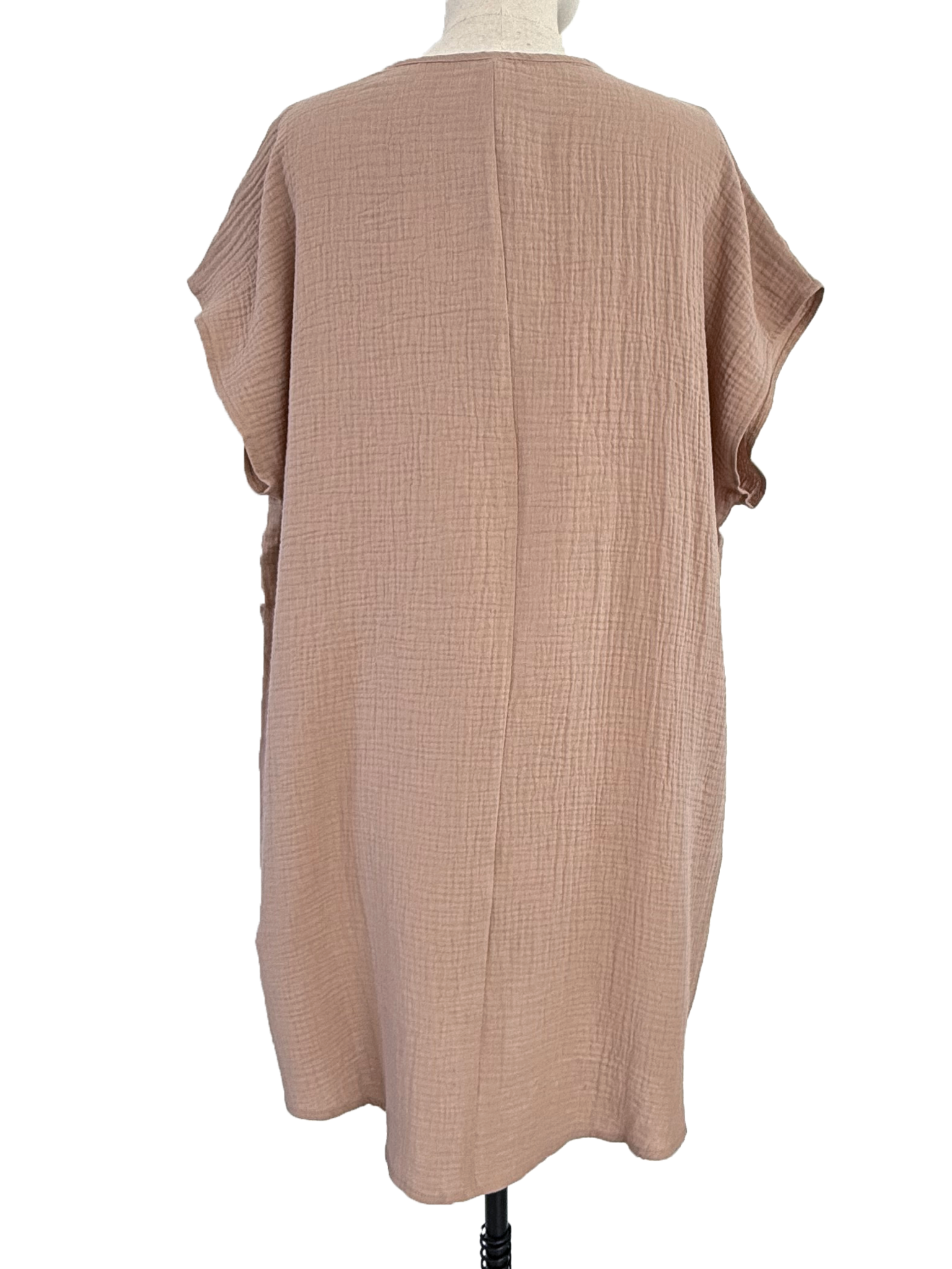 Cosy Tuniek Jurk Taupe