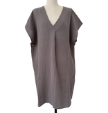 Cosy Tuniek Jurk Dark Gray