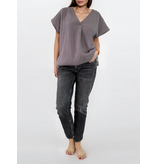 Cosy Tuniek Jurk Dark Gray