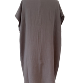 Cosy Tuniek Jurk Dark Gray