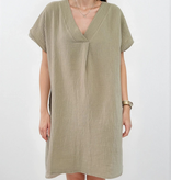 Cosy Tuniek Jurk Olive