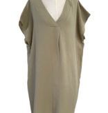 Cosy Tuniek Jurk Olive