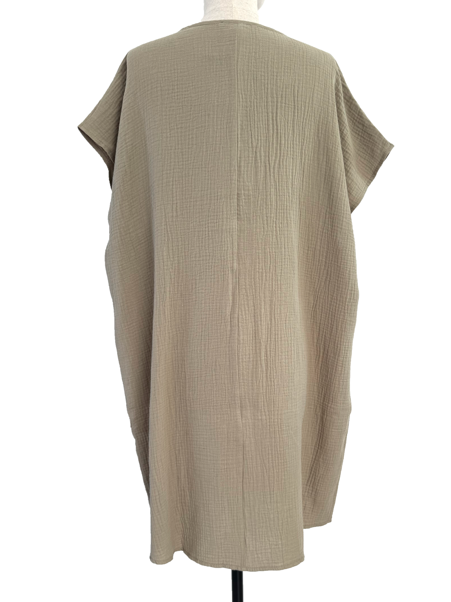 Cosy Tuniek Jurk Olive