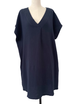 C.O.S.Y by SjaalMania Cosy Tuniek Jurk Indigo