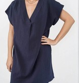 Cosy Tuniek Jurk Indigo