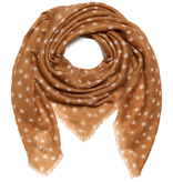 Cosy 100% cashmere Stars  Biscuit