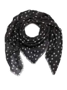 C.O.S.Y by SjaalMania Sjaal 100% Cashmere Stars Black