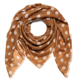 C.O.S.Y by SjaalMania Cosy 100% cashmere Dots  Biscuit