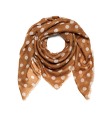 Cosy 100% cashmere Dots  Biscuit