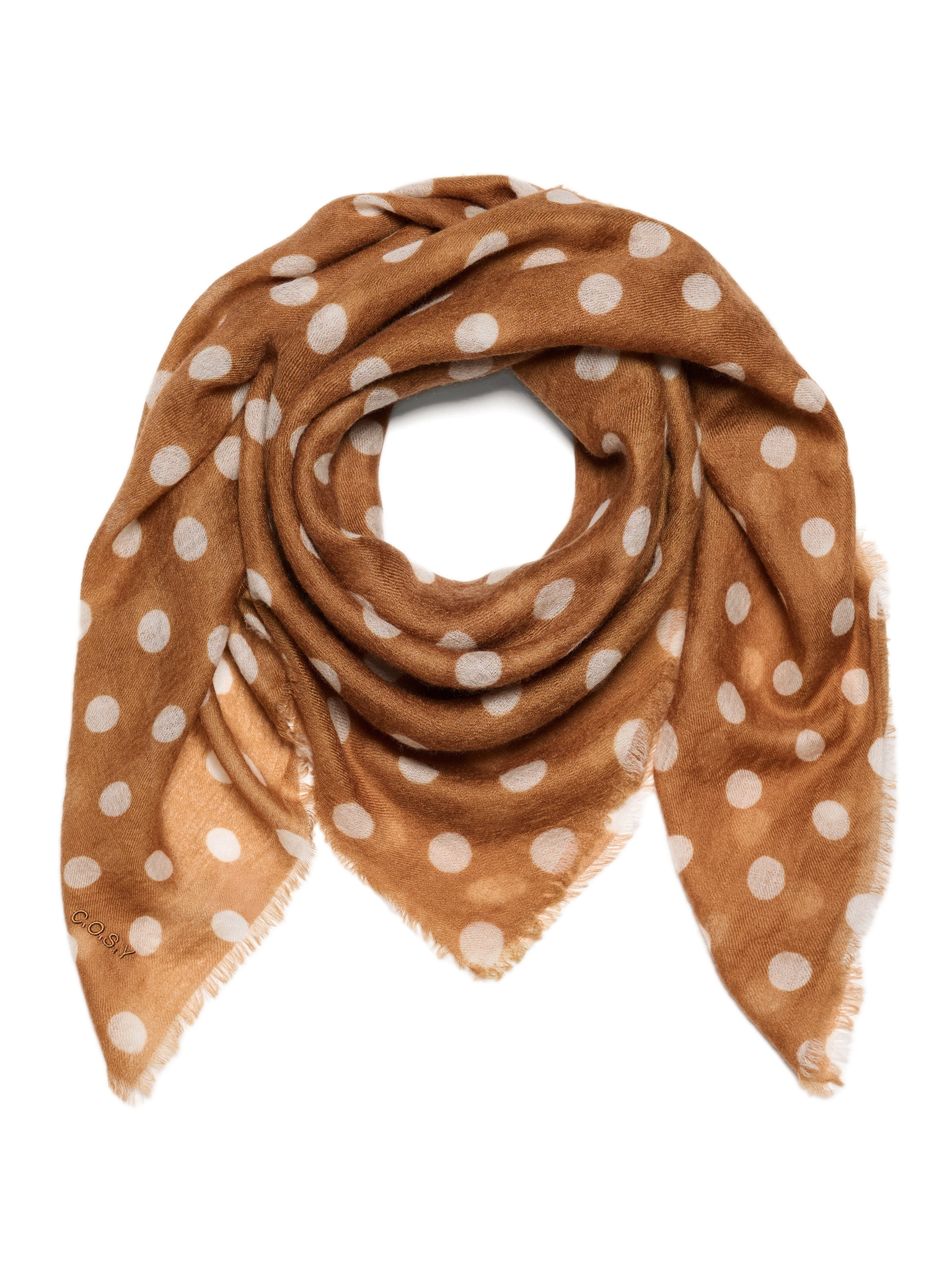 C.O.S.Y by SjaalMania Cosy 100% cashmere Dots Biscuit