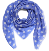 C.O.S.Y by SjaalMania Cosy 100% cashmere Dots  Persian Jewel