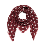 C.O.S.Y by SjaalMania Sjaal 100% Cashmere Dots Cabernet C.O.S.Y by SjaalMania Sjaal 100% Cashmere Dots Cabernet