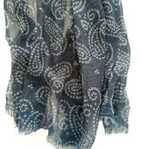 C.O.S.Y by SjaalMania Sjaal Cosy Paisley Real Teal