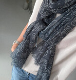 C.O.S.Y by SjaalMania Sjaal Cosy Paisley Real Teal