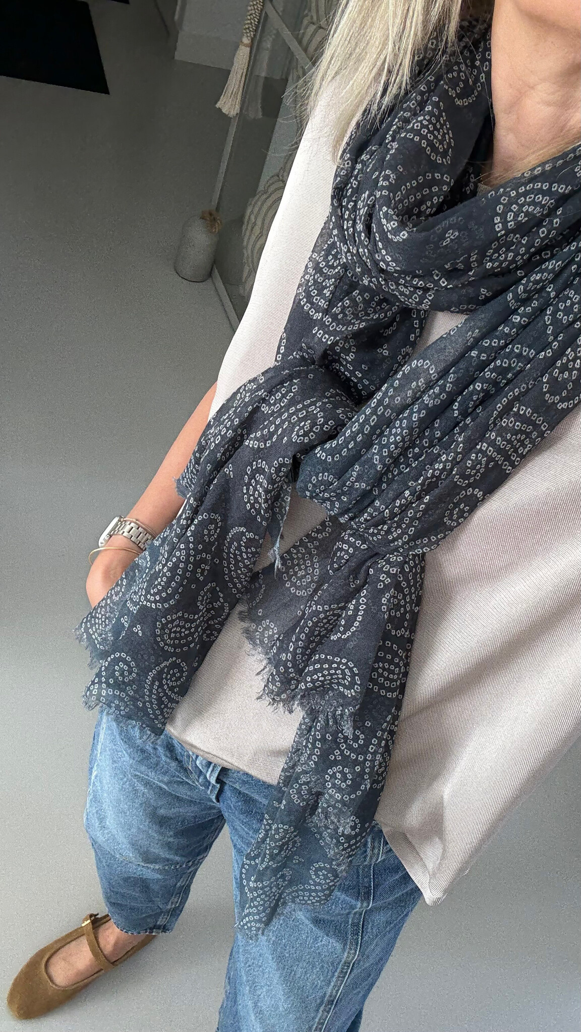 C.O.S.Y by SjaalMania Sjaal Cosy Paisley Real Teal