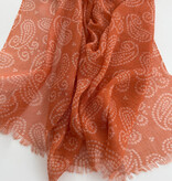 Sjaal Cosy Paisley Coral Reef