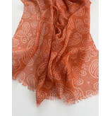 Sjaal Cosy Paisley Coral Reef