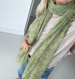 Sjaal Cosy Paisley Desert Sage
