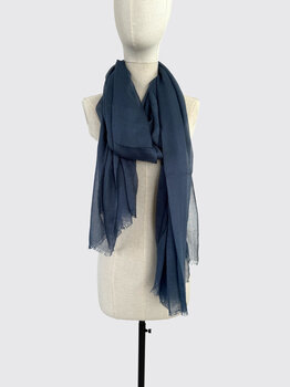 Sjaal Cosy Solid Vintage Indigo