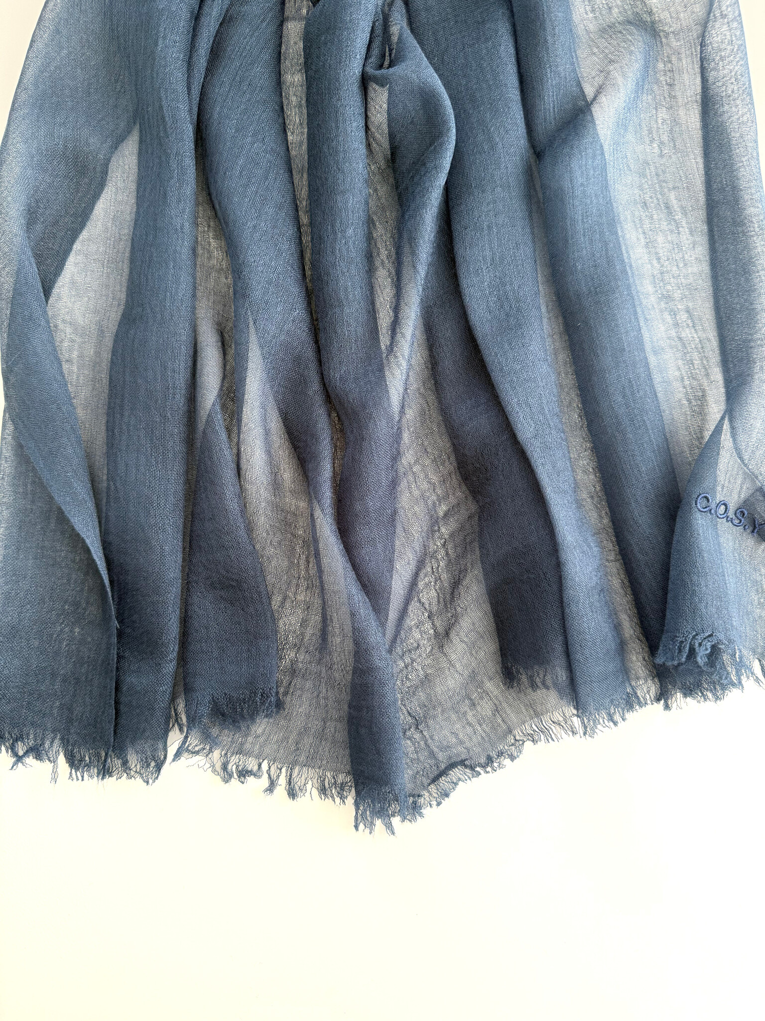 Sjaal Cosy Solid Vintage Indigo