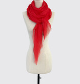 Sjaal Cosy Solid Tangerine Tango