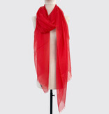 Sjaal Cosy Solid Tangerine Tango