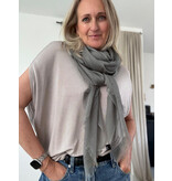 Sjaal Cosy Solid Olive Branch