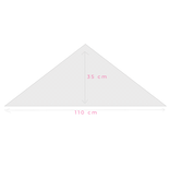 C.O.S.Y by SjaalMania Sjaal Cosy Triangle Dark Brown