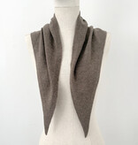 Cosy Triangle Scarf Small Dark Brown