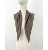 Cosy Triangle Scarf Small Dark Brown