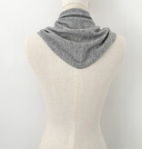 Sjaal Cosy Triangle Medium Grey