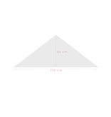 Sjaal Cosy Triangle Oatmeal