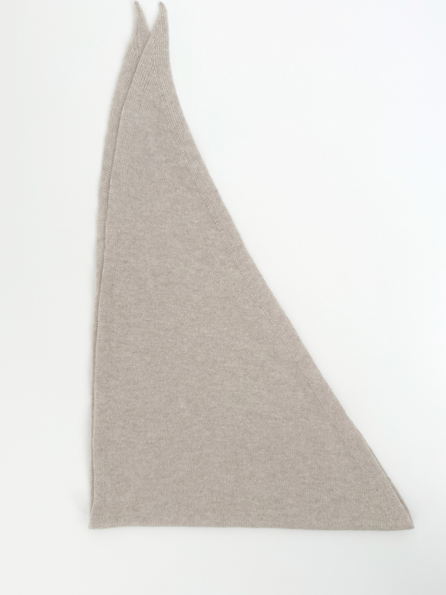 Sjaal Cosy Triangle Small Oatmeal
