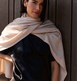 Sjaal SjaalMania Cosy Chic Light Sand