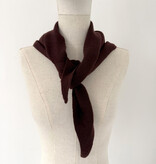Cosy Triangle Scarf Small Hickory