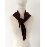 Cosy Triangle Scarf Small Hickory