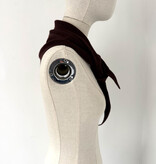 Cosy Triangle Scarf Small Hickory