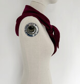 Sjaal Cosy Triangle Rouge Noir