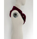 Sjaal Cosy Triangle Rouge Noir