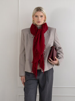 Sjaal Cosy Cashmy Rhubarb