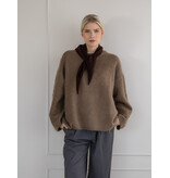 Cosy Triangle Scarf Small Hickory