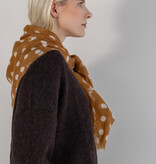 C.O.S.Y by SjaalMania Cosy 100% cashmere Dots  Biscuit