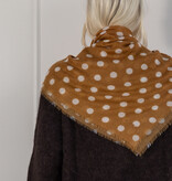 C.O.S.Y by SjaalMania Cosy 100% cashmere Dots  Biscuit