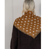 Cosy 100% cashmere Dots  Biscuit