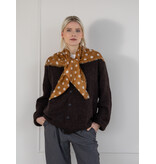 Cosy 100% cashmere Dots  Biscuit